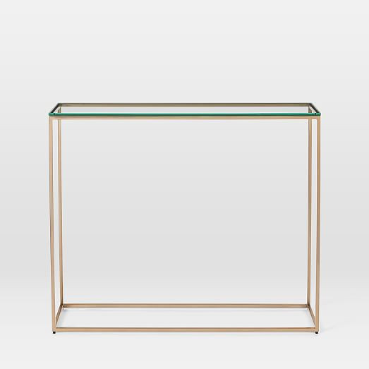 Streamline Console - Glass | West Elm (US)
