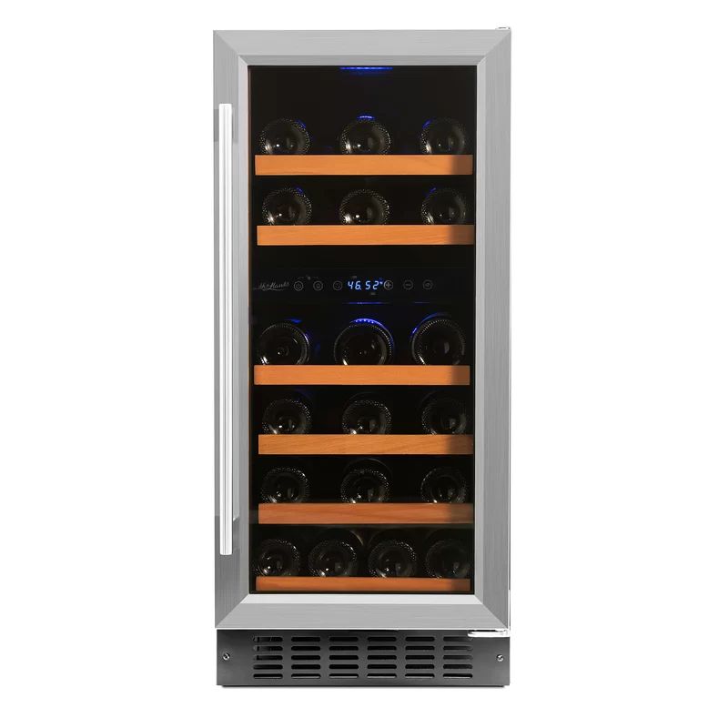 32 Bottle Dual Zone Freestanding/Built-In Wine Refrigerator | Wayfair North America
