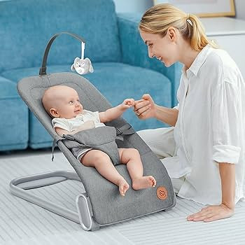 BabyBond Baby Bouncer, Baby Bouncer Seat, Infant Bouncer Baby Seat with Toys, Bouncer Seat for Ba... | Amazon (US)