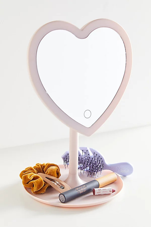 Urban Outfitters UO Heartbeat Makeup Vanity Mirror in Neutral at Urban Outfitters | Urban Outfitters (US and RoW)