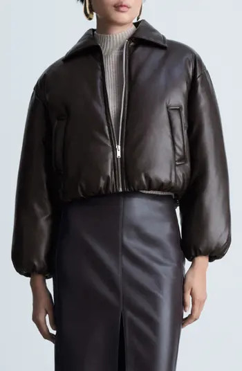 Faux Leather Bomber Jacket | Nordstrom