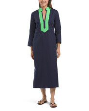 Signature Long Sleeve Caftan | Casual Dresses  | Marshalls | Marshalls