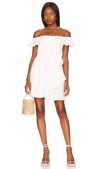 Off The Shoulder Dress in White | Revolve Clothing (Global)