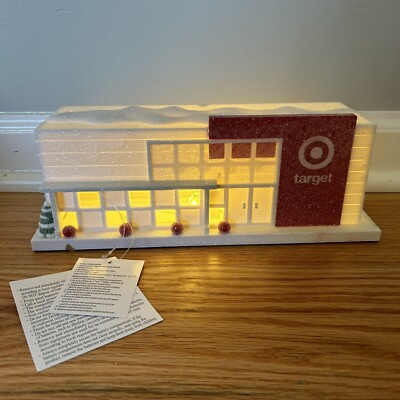 TARGET 2024 Bullseye Playground Light Up Store Mini Christmas Village NEW  | eBay | eBay US
