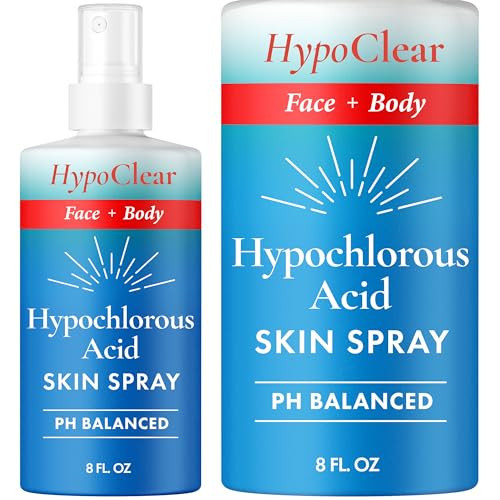 Hypochlorous Acid Spray – HOCl Spray for Face, Body & Eyelids, Gentle Daily Skin Cleanser Safe for Acne-Prone, Red or Sensitive Skin, Non-Sting, 0.02% Hypochlorous Solution, 8 oz | Amazon (US)