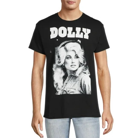Dolly Parton Men's Portrait Graphic T-Shirt, Size S-3XL | Walmart (US)