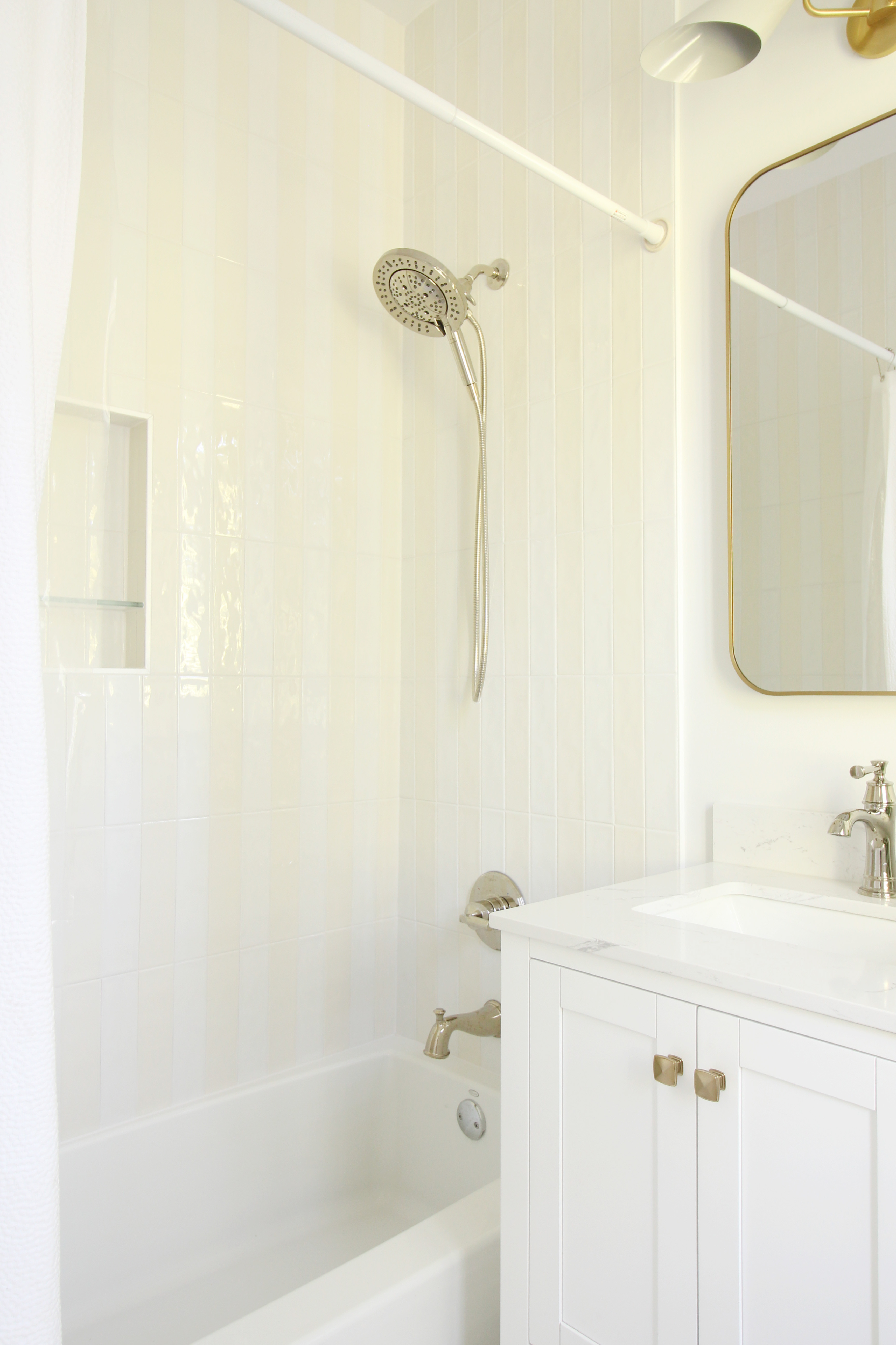 I finally picked a wallpaper to finish of my little girl’s bathroom and I cannot wait to get it up on those white walls! It took ordering several samples and noodling over it for a couple of months (wallpaper is an investment!), but I found “the one” - a pink and blue block print floral. A great nod to the modern cottage look I love! It’s linked below along with the other bathroom sources! 

#LTKHome