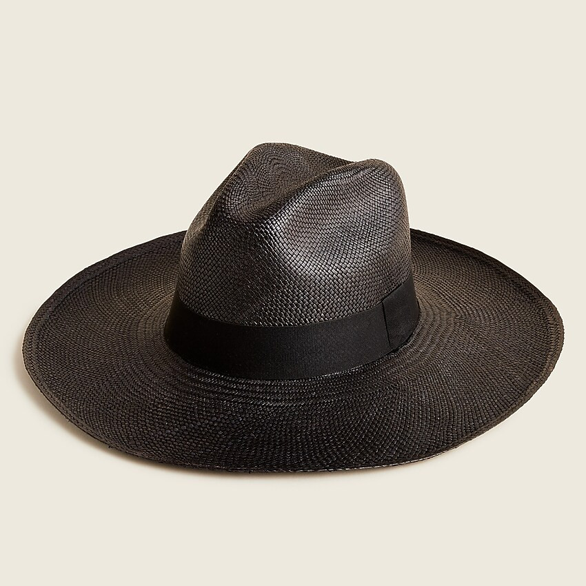 Wide-brim Panama hat | J. Crew US
