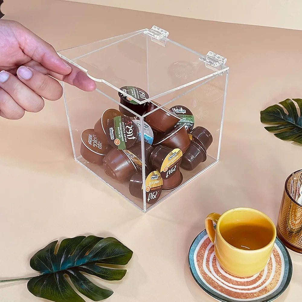 Caixa Organizadora de Cápsulas de Café 15x15 Transparente para Nespresso Dolce Gusto Tres Corac... | Amazon (BR)