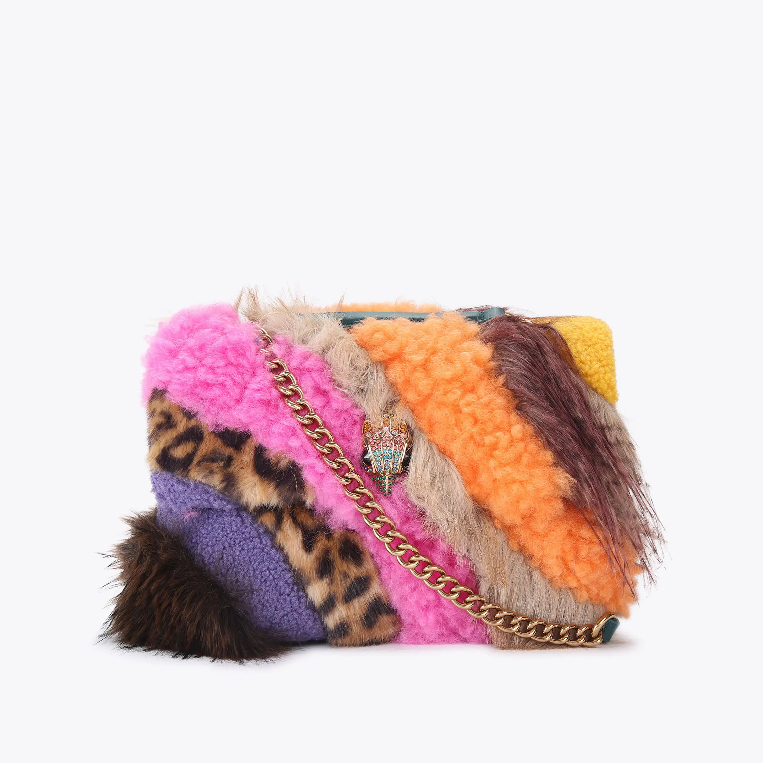 large kensington faux fur bag | Kurt Geiger US