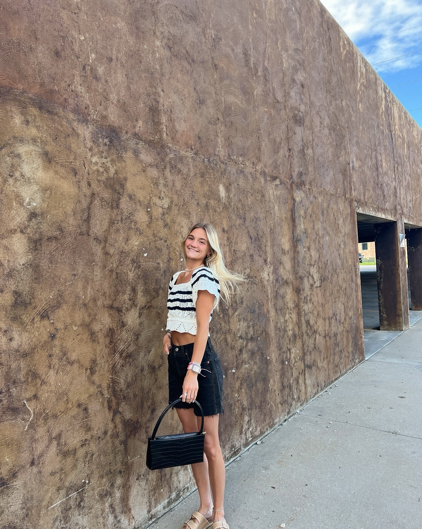 lulus outfit, black striped top, levi’s, levi’s denim shorts, black denim, outfit inspo, summer outfit inspo, coastal, beach outfit inspo, neutral outfit inspo 🖤 

#LTKSeasonal #LTKFindsUnder100 #LTKStyleTip