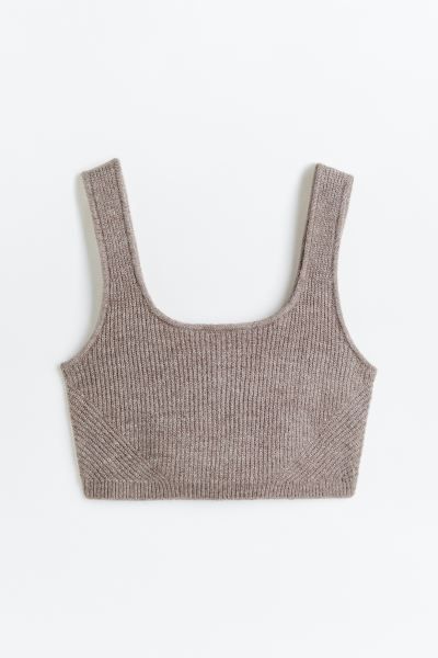 Rib-knit Crop Top | H&M (US + CA)