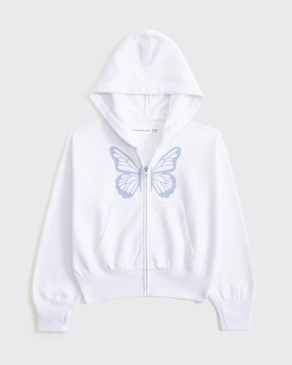 graphic full-zip hoodie | Abercrombie & Fitch (US)