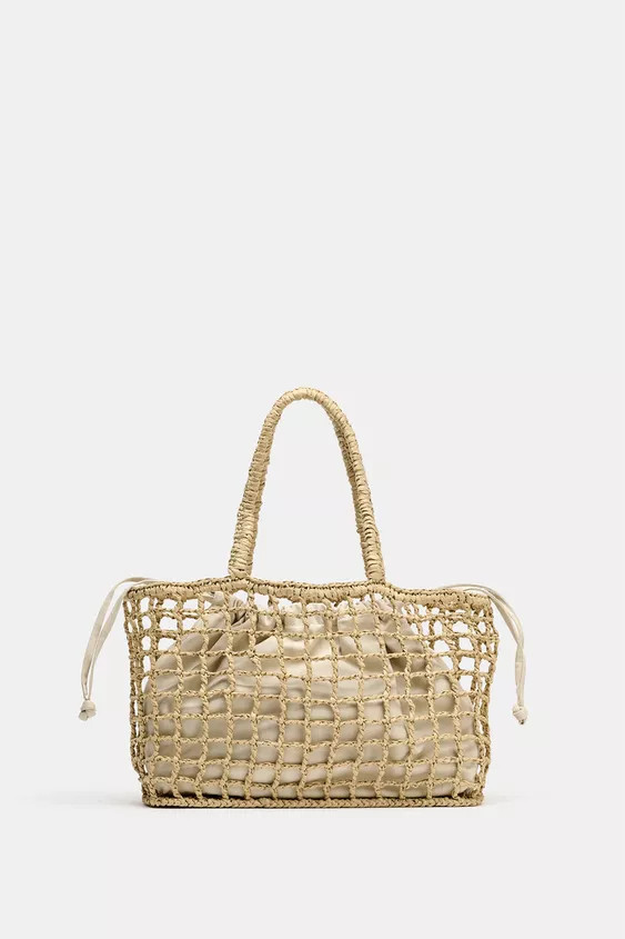 BRAIDED MINI  TOTE BAG | Zara UK