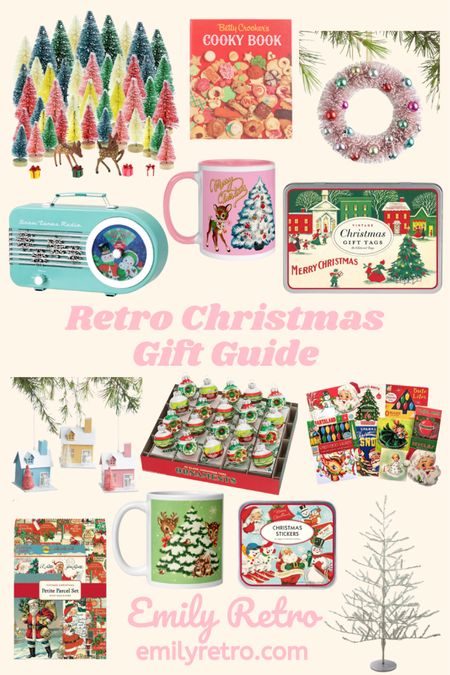 If you have a vintage Christmas lover in your life then this is the gift guide for you! Here are some of the cutest retro gifts that you can buy online this holiday season. A present that’s vintage inspired can fill your sweetheart with nostalgia and who doesn’t want that?! Let’s take a look at some great retro gift ideas!

#LTKSeasonal #LTKhome #LTKHoliday