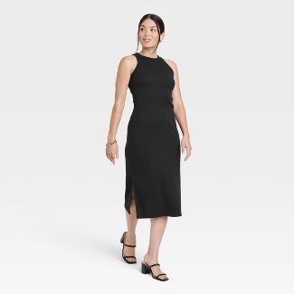 Women's Sleeveless Rib Knit Dress - A New Day™ | Target