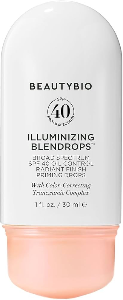 BeautyBio Illuminizing BLENDROPS. Broad Spectrum SPF 40 Oil-Control Radiant Finish Priming Drops ... | Amazon (US)