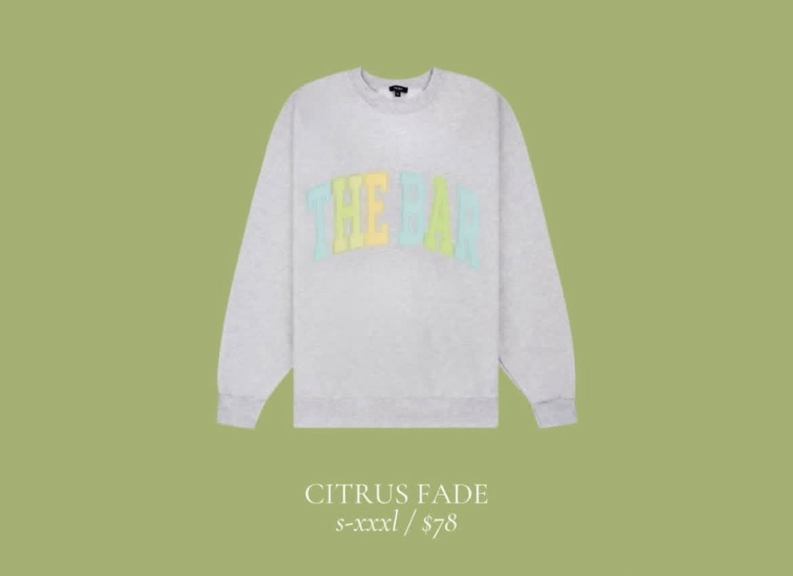 New The Bar Citrus Fade is NEEDED! Run at 11 CST! 🍊🍋🍋‍🟩

The Bar l Womens Sweatshirts l Trending 