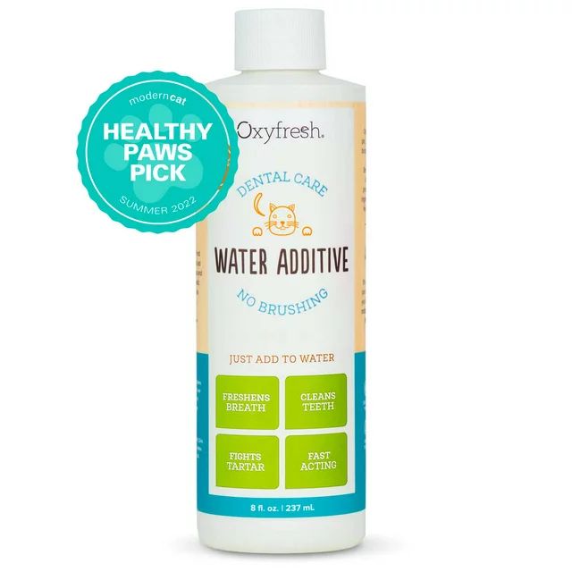 Oxyfresh Cat Dental Water Additive, 8 fl. oz. | Walmart (US)