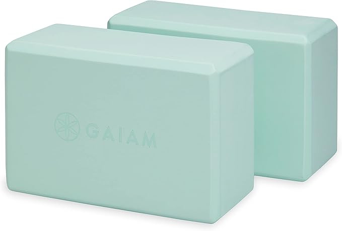 Gaiam Yoga Block - Supportive Latex-Free Eva Foam - Soft Non-Slip Surface with Beveled Edges for ... | Amazon (US)