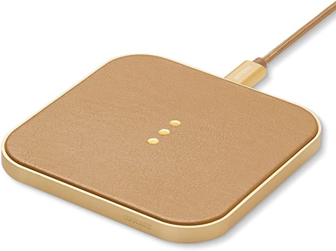 Courant Catch:1 Classics - Italian Leather Wireless Charging Pad - Compatible with iPhone 15, 14,... | Amazon (US)