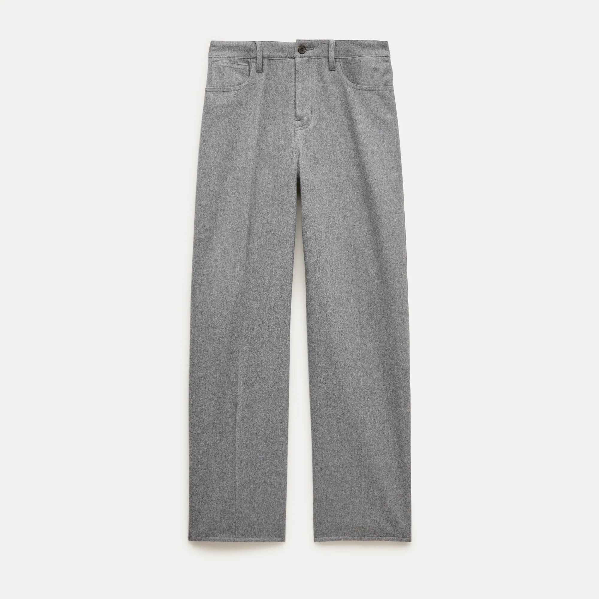 Tapered trouser pant in wool-blend flannel | J. Crew US