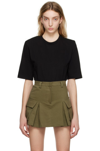 The Frankie Shop - Black Carrington T-Shirt | SSENSE