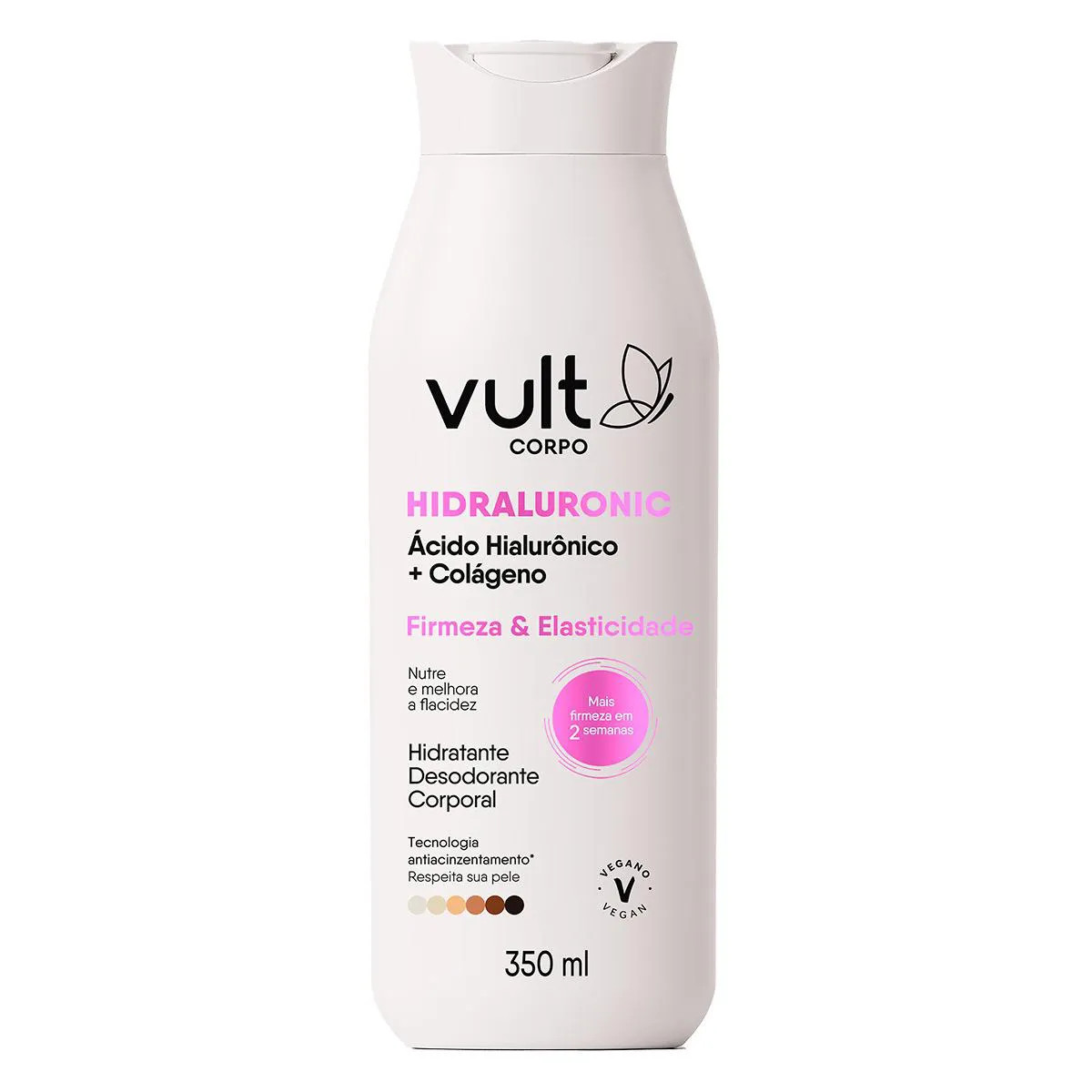 Vult Corpo Hidratante Desodorante Corporal Firmeza & Elasticidade 350Ml | DrogaRaia (BR)