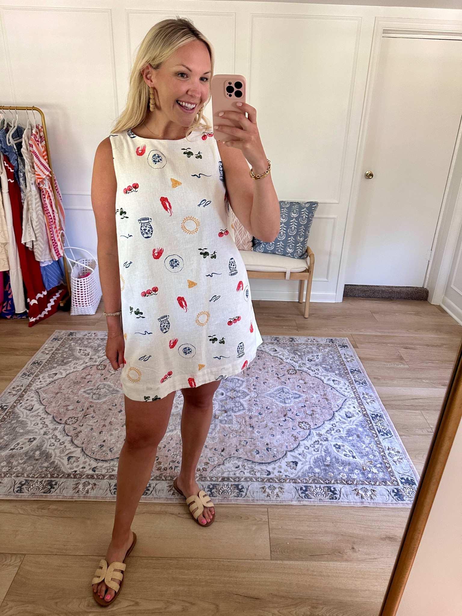 Loving this shift dress and the cute pattern. I’m wearing a med. summer dress / vacation dress 

#LTKStyleTip #LTKSeasonal #LTKMidsize