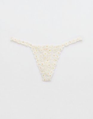 Show Off Daisy Lace String Thong Underwear | American Eagle Outfitters (US & CA)