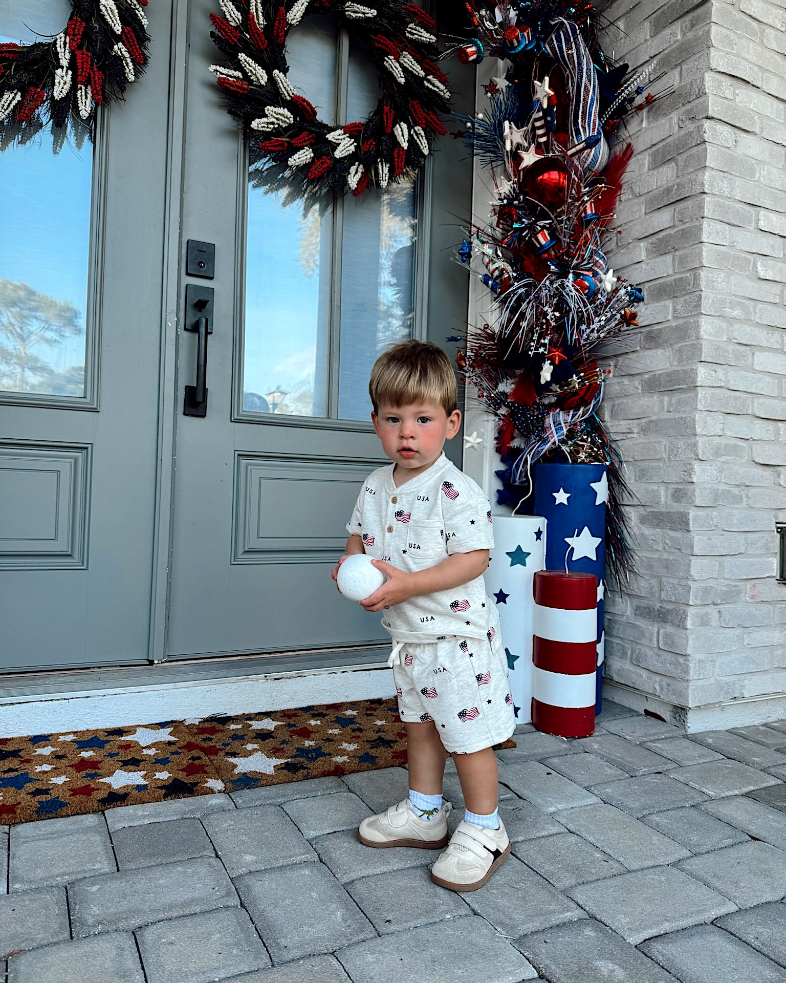 My little guy in his cute American flag set from Walmart! On sale for $11!

#LTKKids #LTKSeasonal #LTKootd
