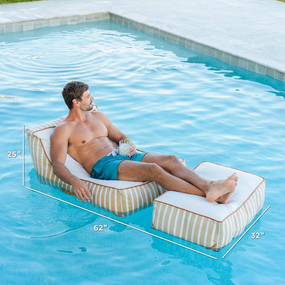 Big Joe Lagoon Lounger No Inflation Needed Pool Float | Amazon (US)