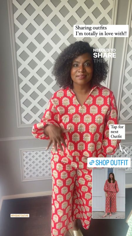 This outfit it’s what I call perfect lounge wear! Meant to be versatile and comfy enough to be pajamas, this outfit is so soft to the touch. The pattern is so fun perfect for this warmer weather!
#lougewear #summeroutfit #pajamas
#clothestryon

#LTKstyletip #LTKSeasonal #LTKGiftGuide