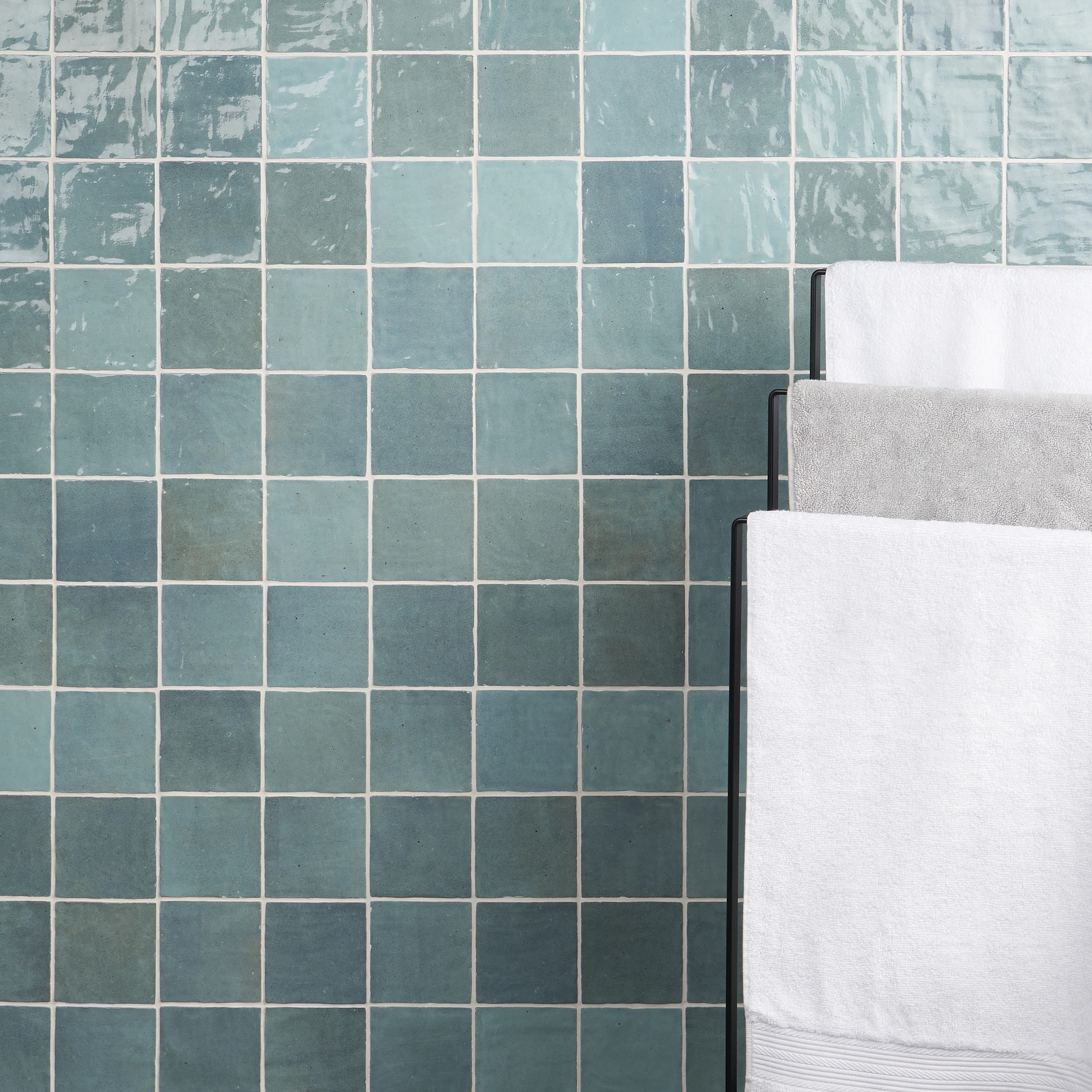 Karma 4" x 4" Glazed Ceramic Wall Tile (5.38 Sq. Ft. / Case) | Wayfair North America