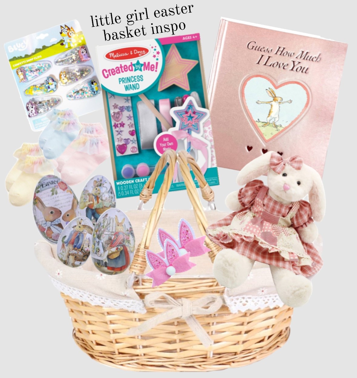the cutest easter basket stuffer ideas for little girls! and look how cute that wicker basket is 🥹

easter basket girl, easter basket toddler, easter basket stuffers, easter basket toddler girl, easter basket young girl, girls easter basket, easter basket ideas, amazon easter basket, amazon easter finds, amazon easter decor, gift ideas, girl gift ideas 

#LTKGiftGuide #LTKFindsUnder50 #LTKSeasonal