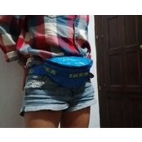 Upcycled IKEA and Denim Hip Bag, Jeans Bum Bag, Fanny Pack, Denim Waist Bag, Denim jean Fanny Pack,  | Etsy (US)