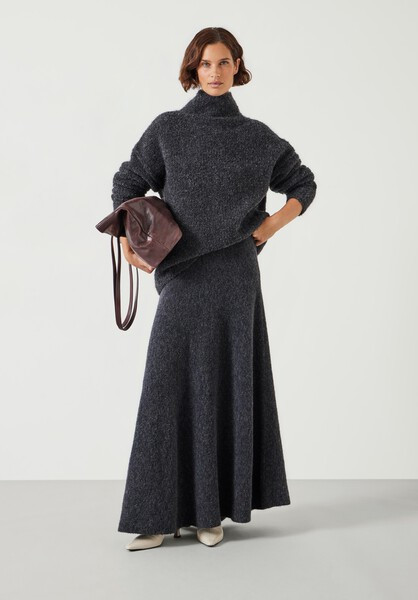 Bea Boucle Knitted Midi Skirt | Hush UK