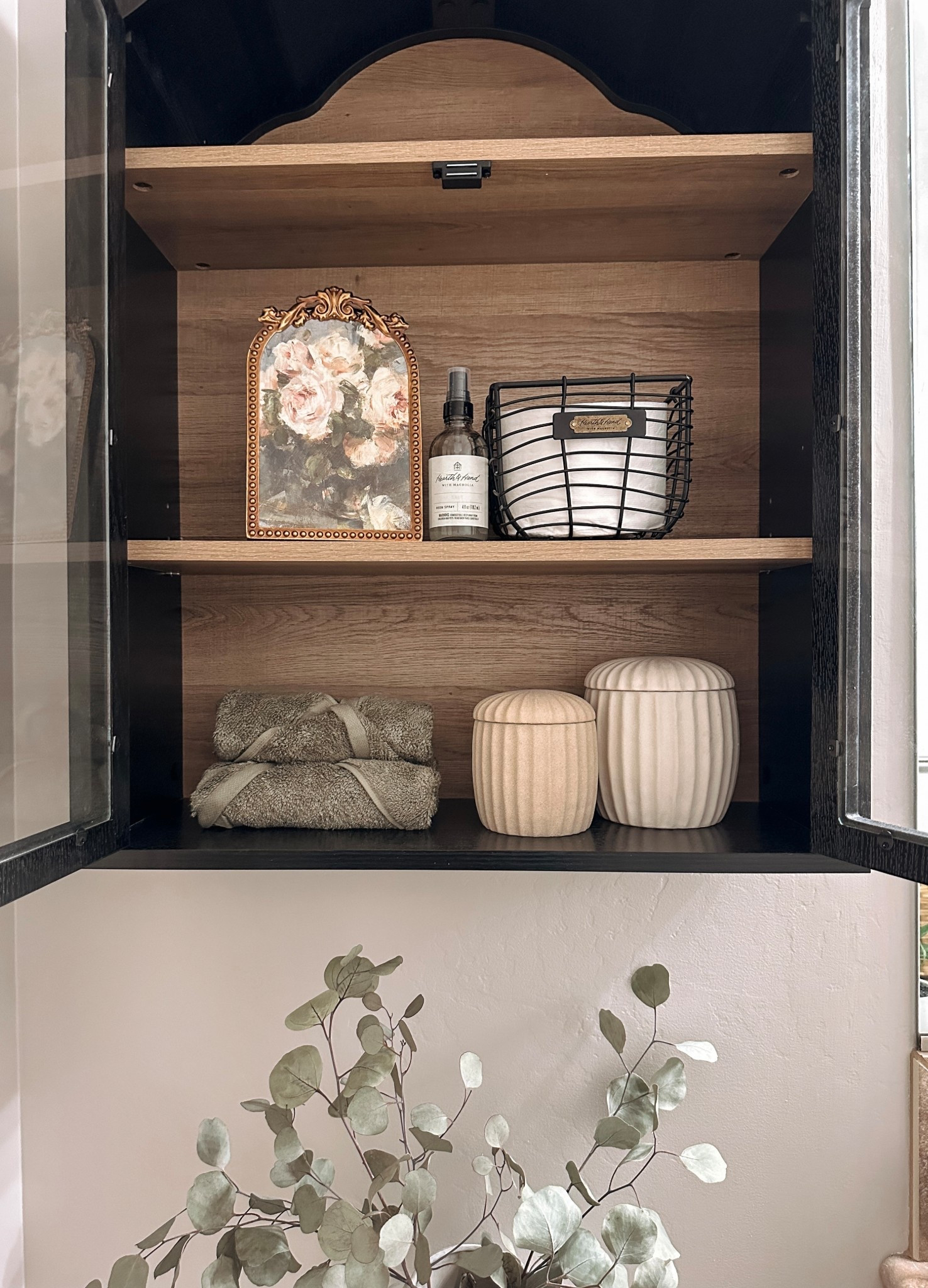 Bathroom cabinet styling 🩷