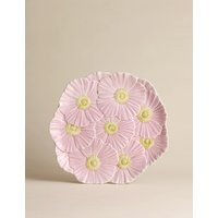 M&S Collection Floral Serving Platter - Pink, Pink | Marks & Spencer (UK)