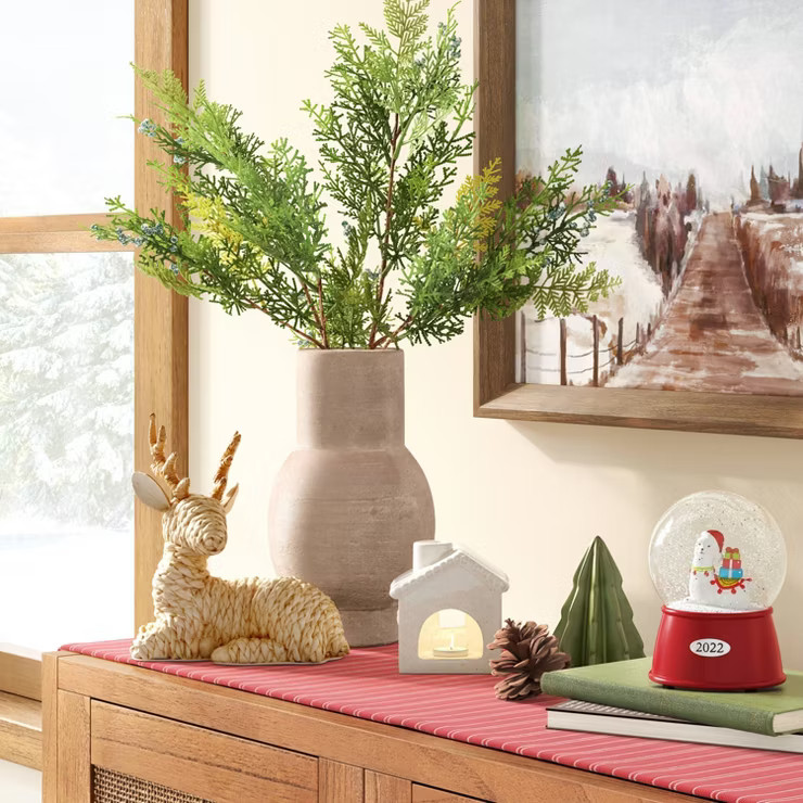 Cypress and Juniper Stem Arrangement Green - Threshold™ | Target