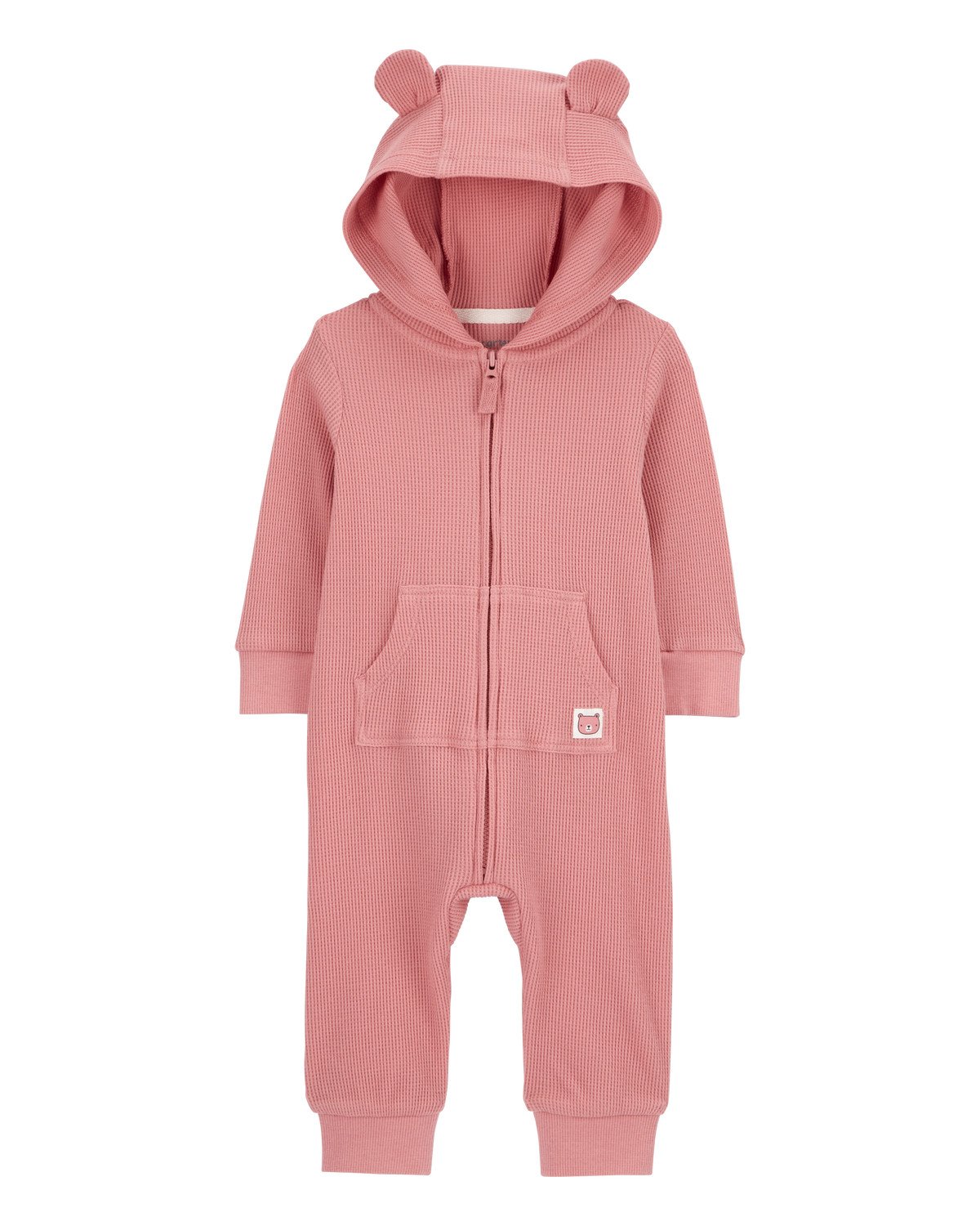 Baby Bear Hood Zip-Up Thermal Jumpsuit | Carter's Inc