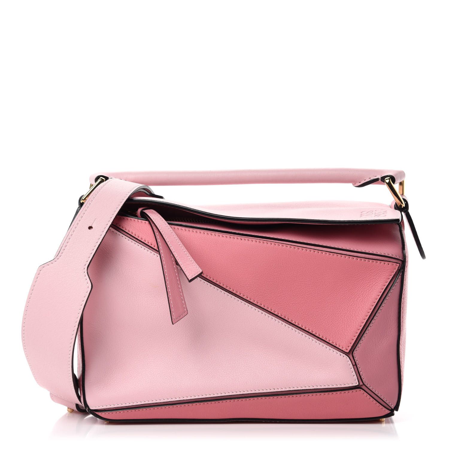Calfskin Small Puzzle Bag Soft Pink | Fashionphile