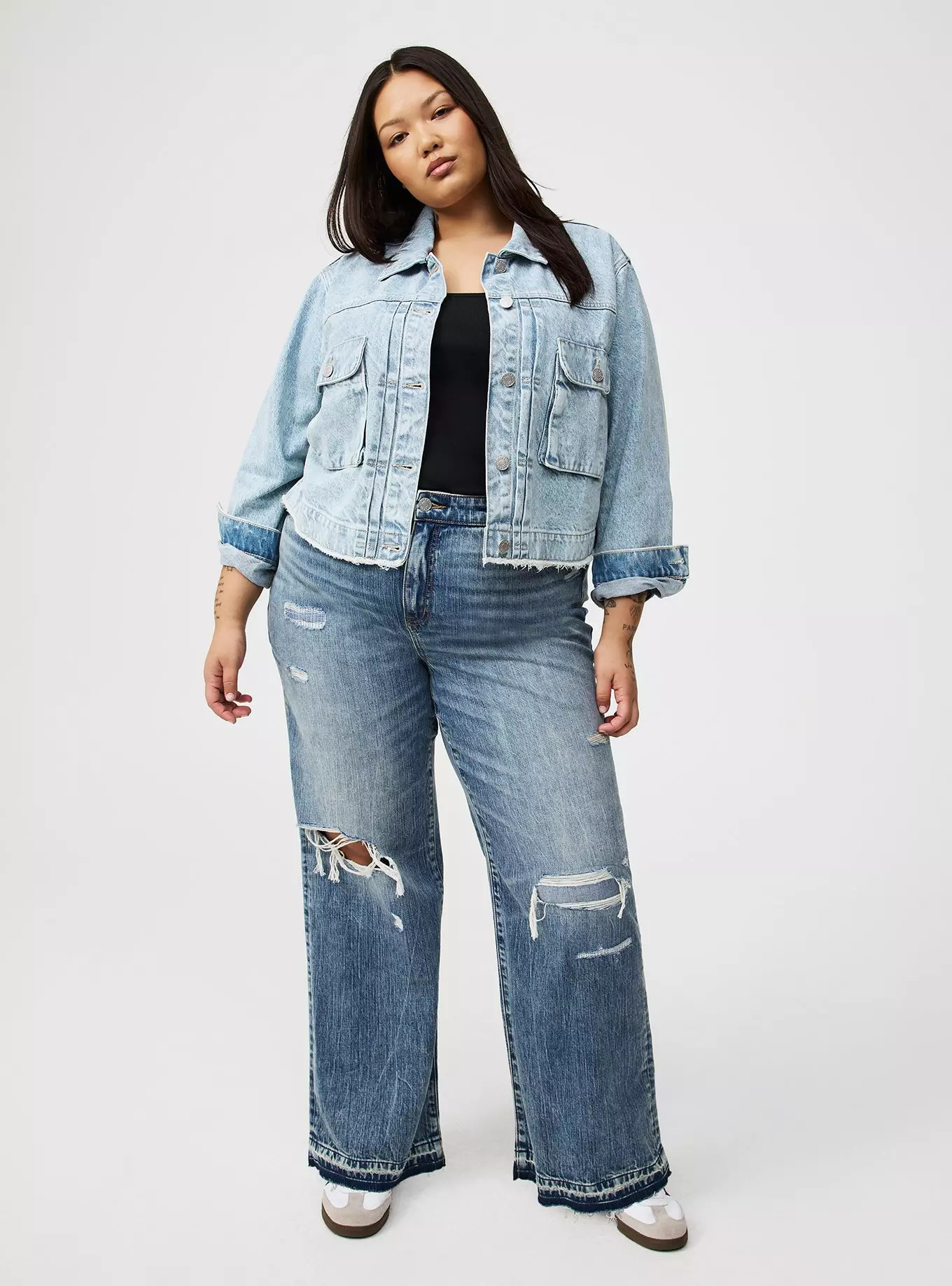 Vintage Denim Trucker Jacket | Torrid (US & Canada)
