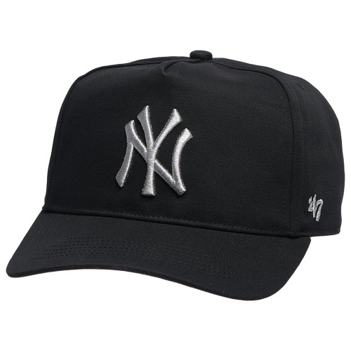 47 Brand 47 Brand Yankees 47 Hitch Adjustable Cap - Adult Grey/Black Size One Size | Foot Locker (US)