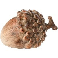 Country Living Autumn Harvest Wood Effect Resin Acorn in Light Brown | Debenhams UK