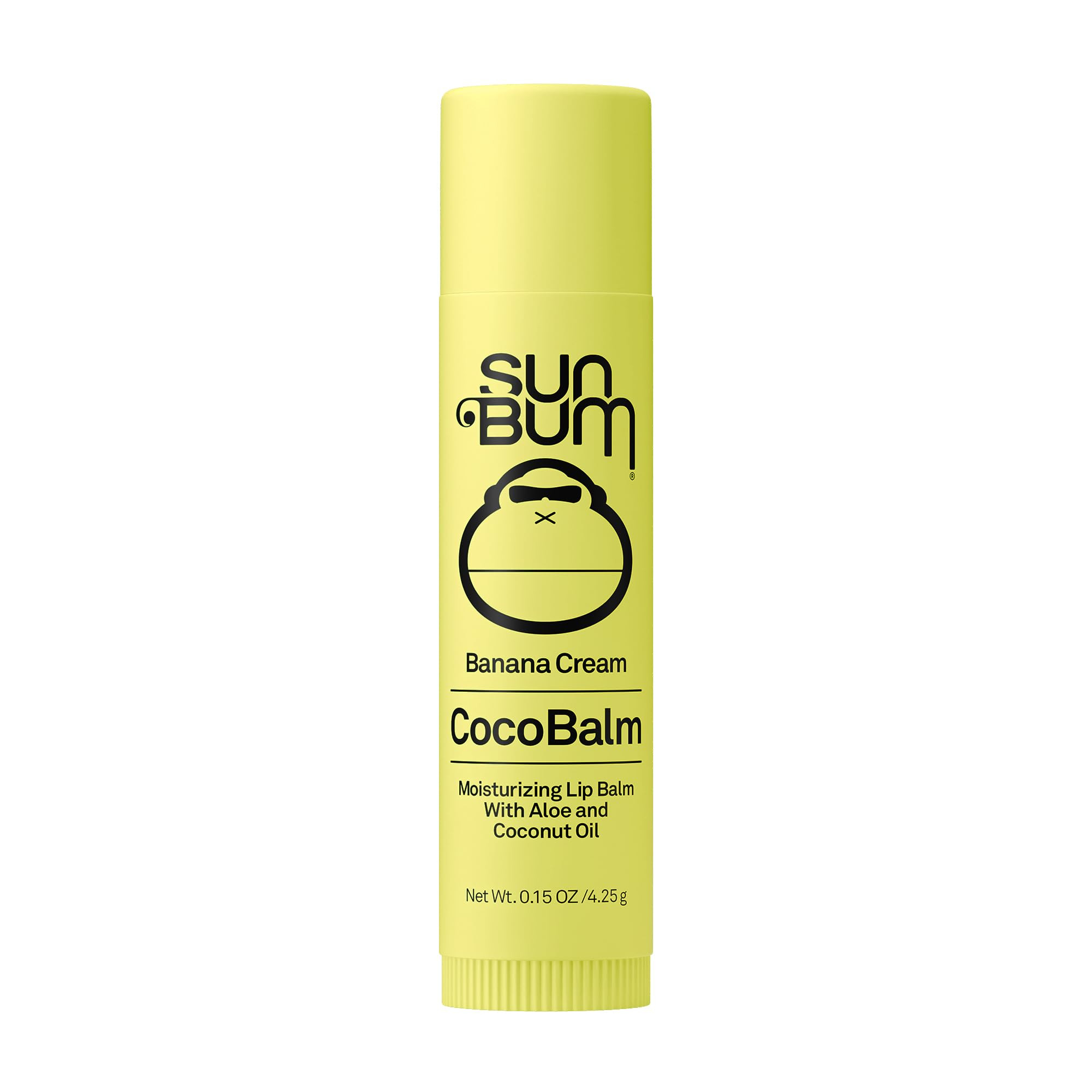 Sun Bum Cocobalm Banana Cream - Hydrating Lip Balm with Coconut Oil and Aloe Vera - 0.15 oz Stick | Amazon (US)