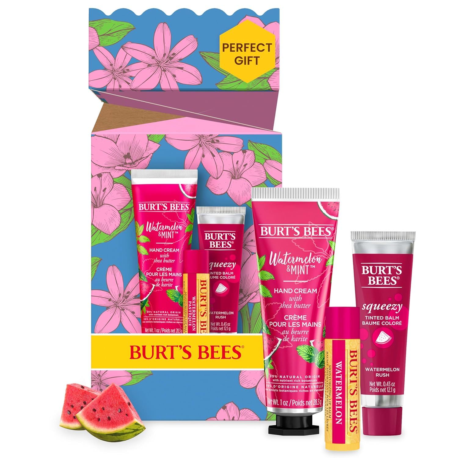 Burt's Bees Mothers Day Gifts for Mom, 3 Self Care Products, You're One in a Melon - Watermelon &... | Amazon (US)