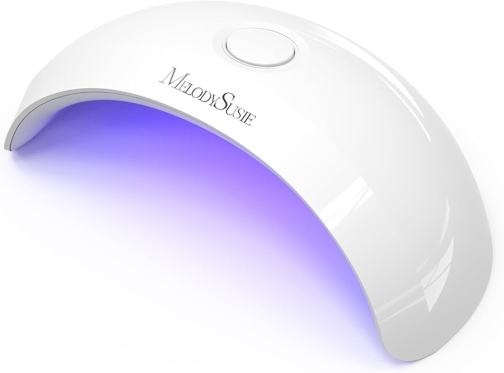 MelodySusie Portable UV LED Nail Lamp for Semi Cured Gel Nail Strips, Art04 6W Mini UV Light with... | Amazon (US)