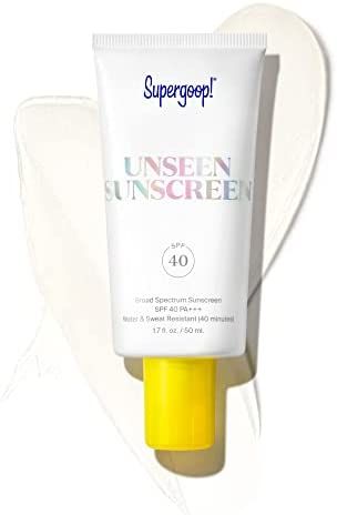 Amazon.com: Supergoop! Unseen Sunscreen, 1.7 oz - SPF 40 PA+++ Reef-Friendly, Broad Spectrum Face... | Amazon (US)