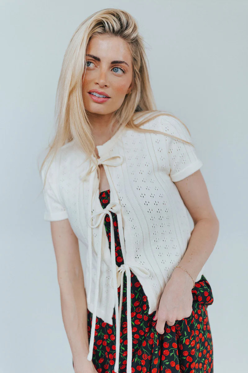 Mabel Tie Front Cardigan | Henly